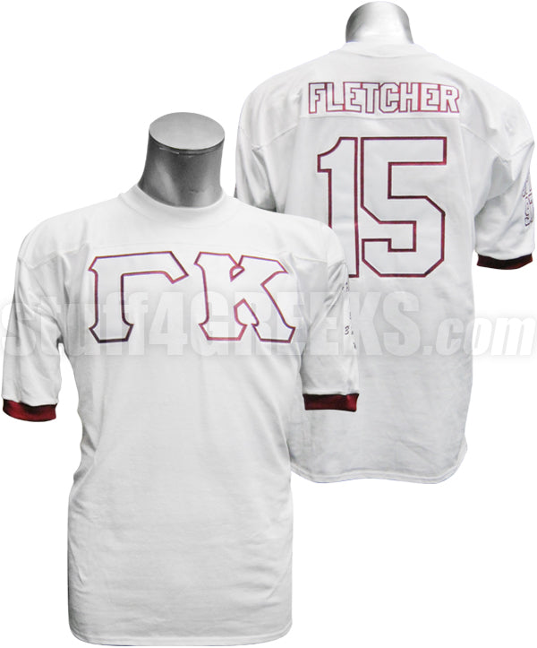 Fraternity/Sorority Standard Custom Crossing Jersey: Includes Front, Left Sleeve, Right Sleeve, Back Line Name and Back Line Number